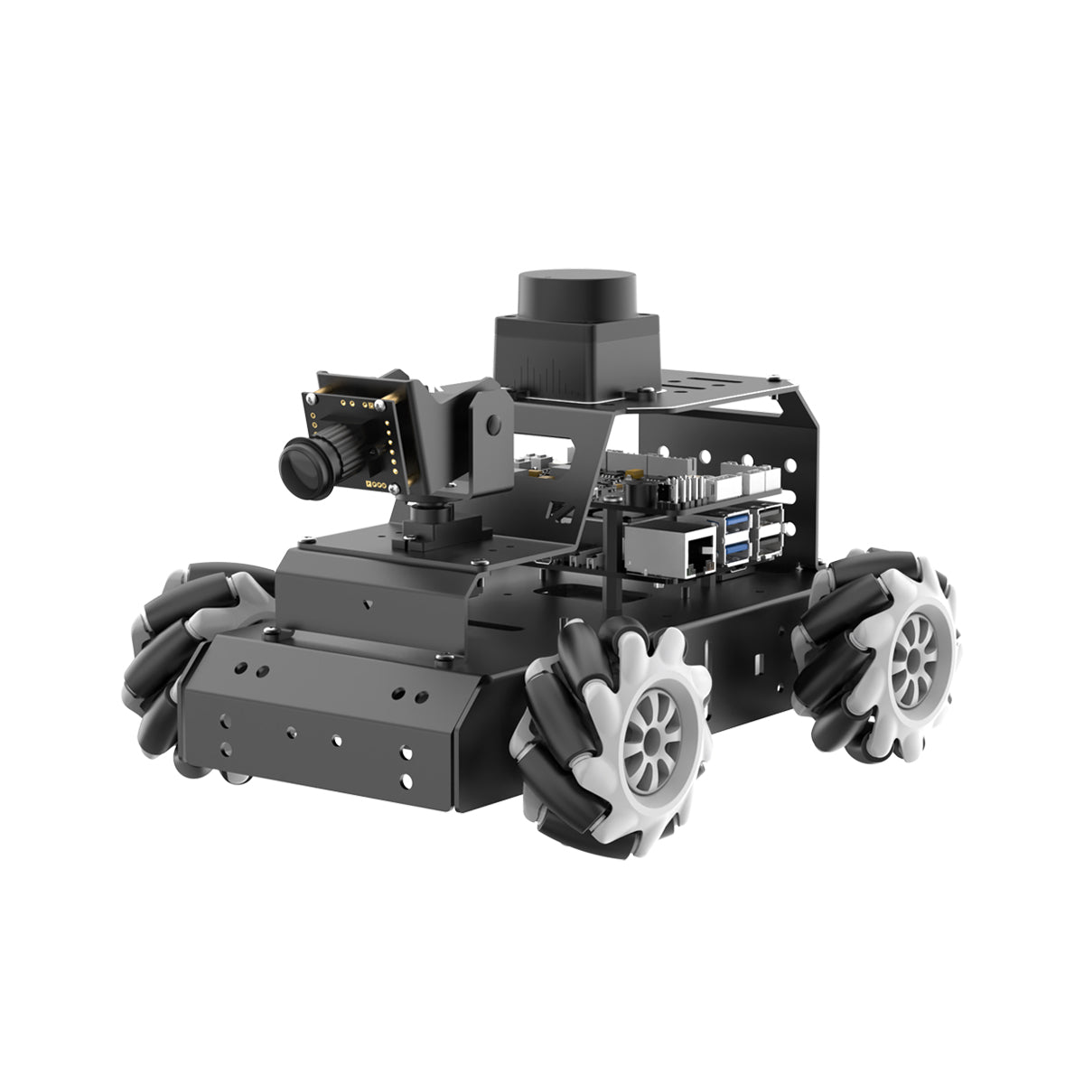 Hiwonder Raspberry Pi 5 Robot Car MentorPi M1 Mecanum-wheel Chassis 2DOF Monocular Camera ROS2-HUMBLE Support SLAM and Autonomous Driving