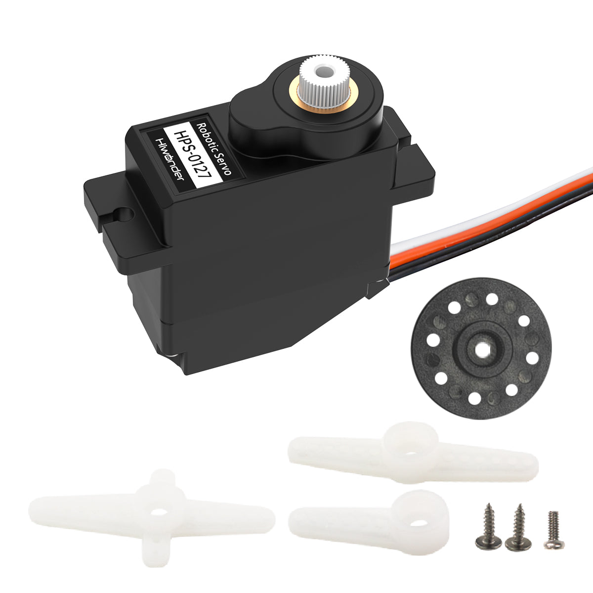 Hiwonder HPS-0127 Micro High-Speed Anti-Blocking Steering Servo, High Torque PWM Digital Servo, 270° Control Angle, Suitable for RC Cars/ Robotics DIY