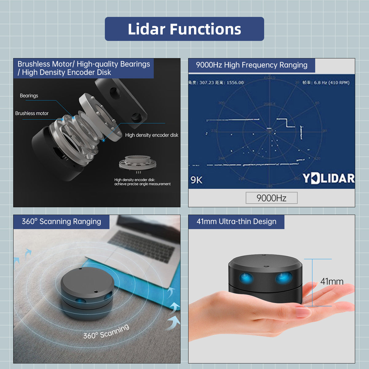 Hiwonder AI Tool for VEX AI Robotics Competition (VAIRC) with Precision Depth Camera & LiDAR for Robot Programming