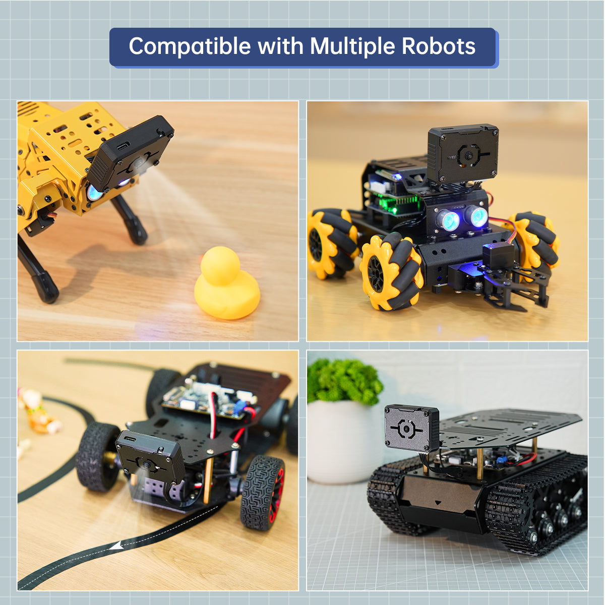 ESP32-S3 AI Vision Module Support WiFi Video Transmission, Face and Color Recognition, Dual-Mode Network Communication