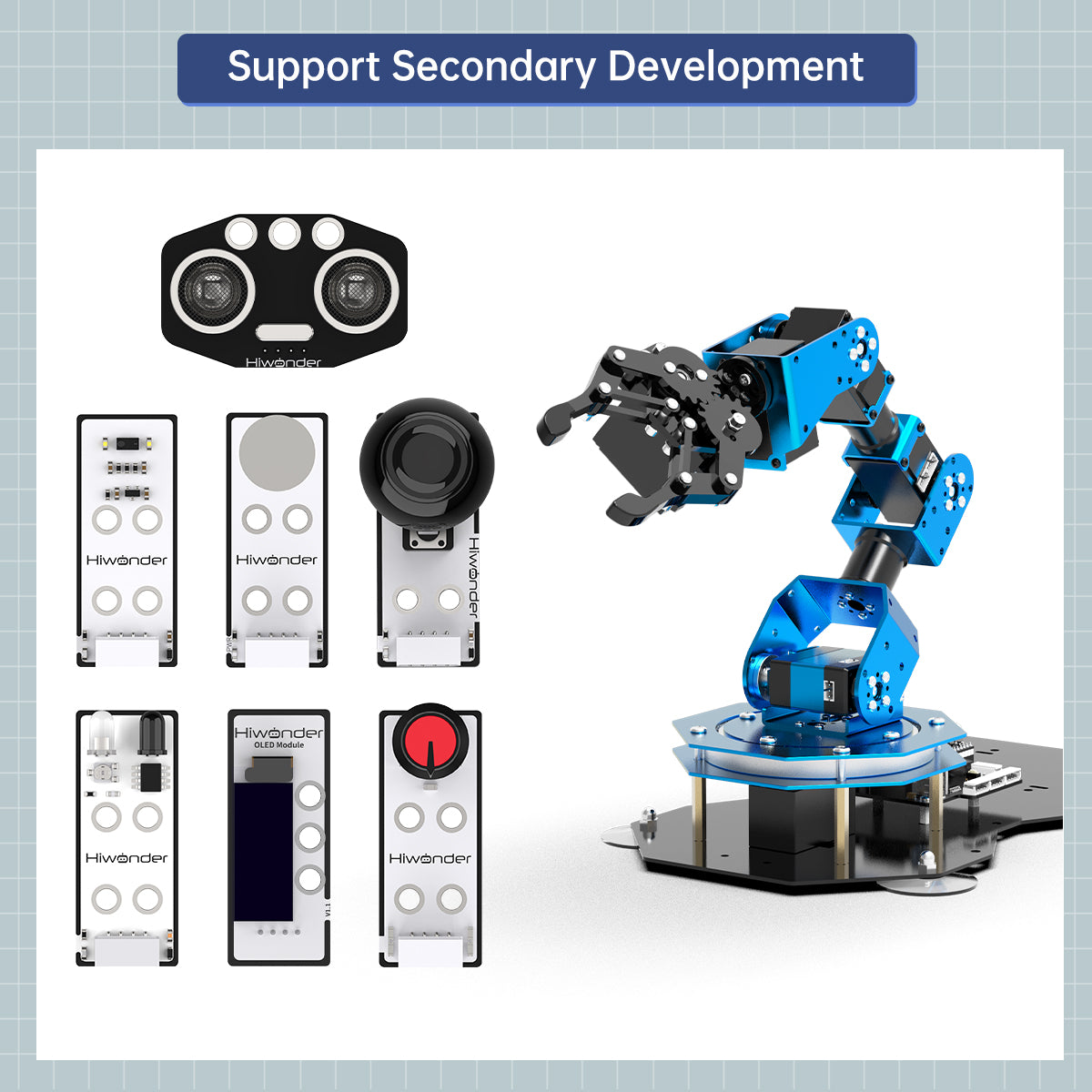 xArm ESP32 Bus Servo Robotic Arm Powered by Open-source ESP32 Python Programmable Robot