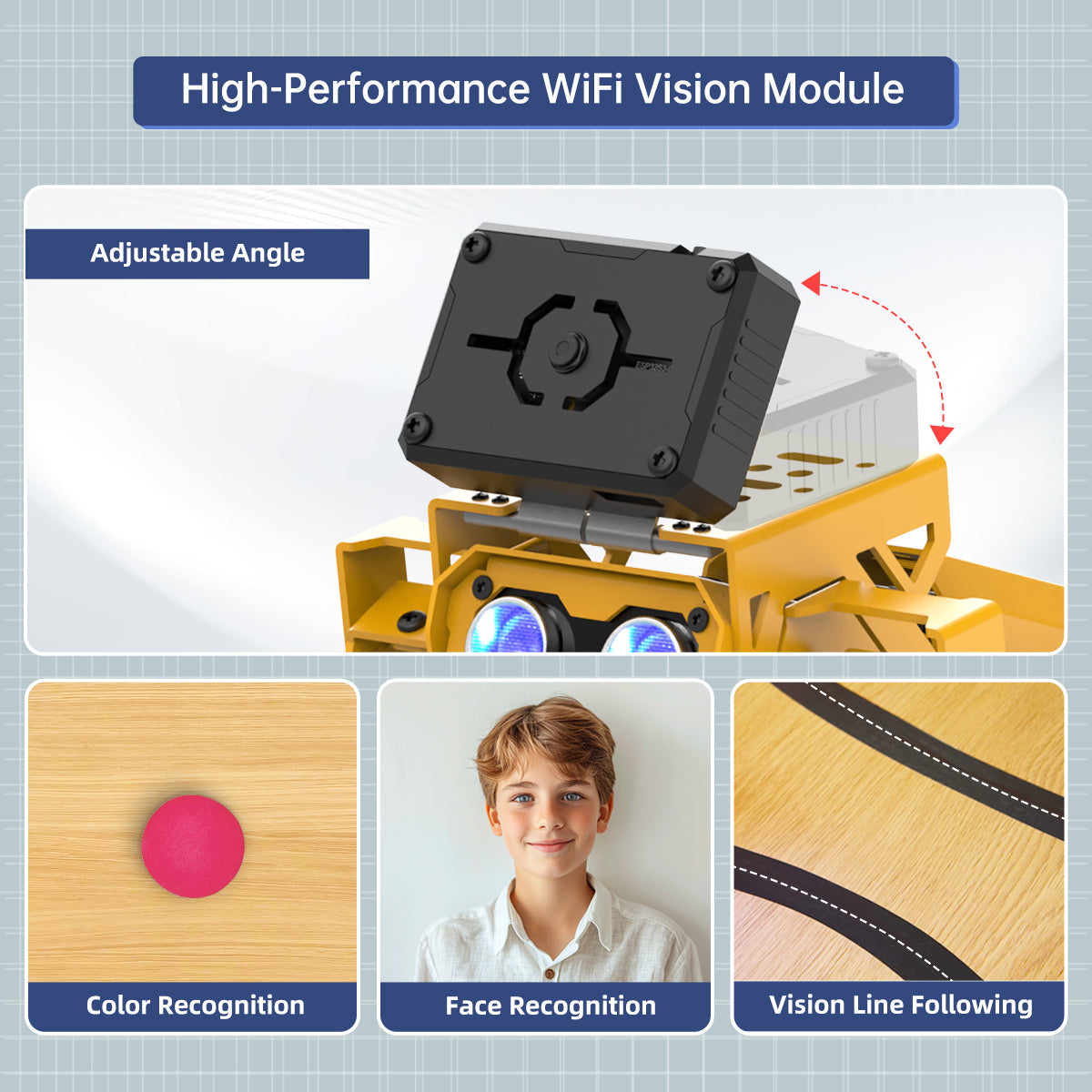 MechDog Hiwonder Open Source AI Robot Dog with ESP32 Controller, High-Speed Coreless Servos Support Scratch, Arduino, and Python Programming