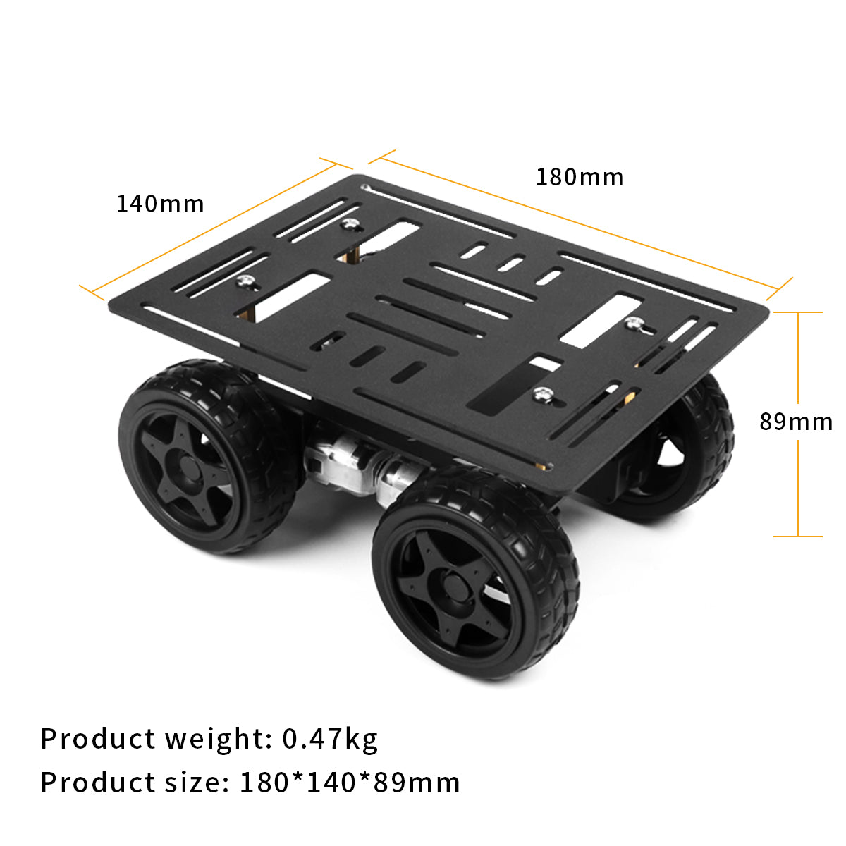 Hiwonder 4WD Chassis Car Kit with Aluminum Alloy Frame, TT Motor Smart  Robot Car Kit